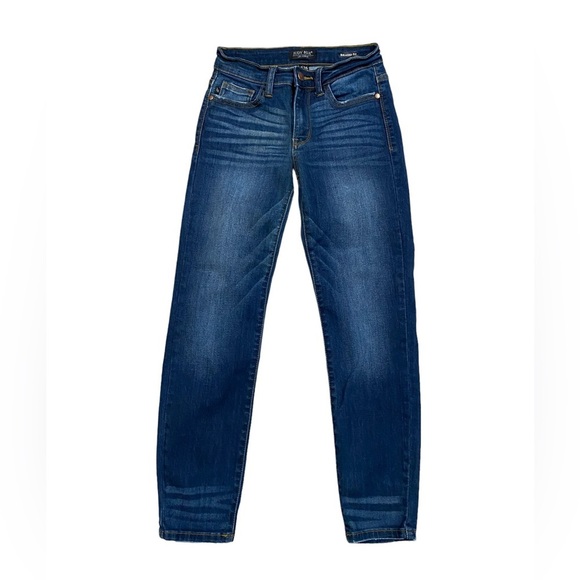 Judy Blue‎ Relaxed Fit Angie Straight Leg Distressed Jeans JB82102DK Size 1/25 - Picture 2 of 9